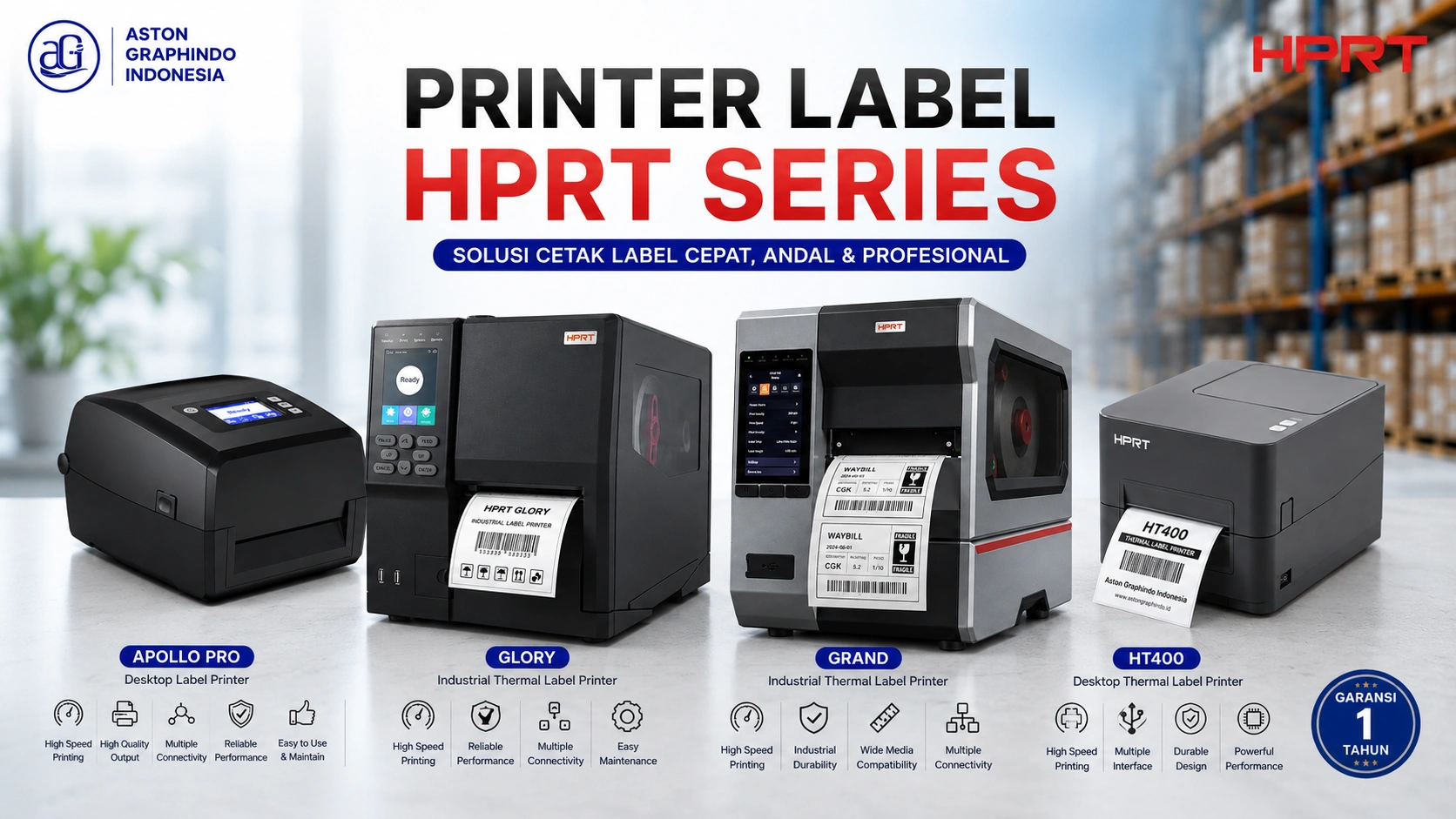HPRT Thermal Printer Label Series