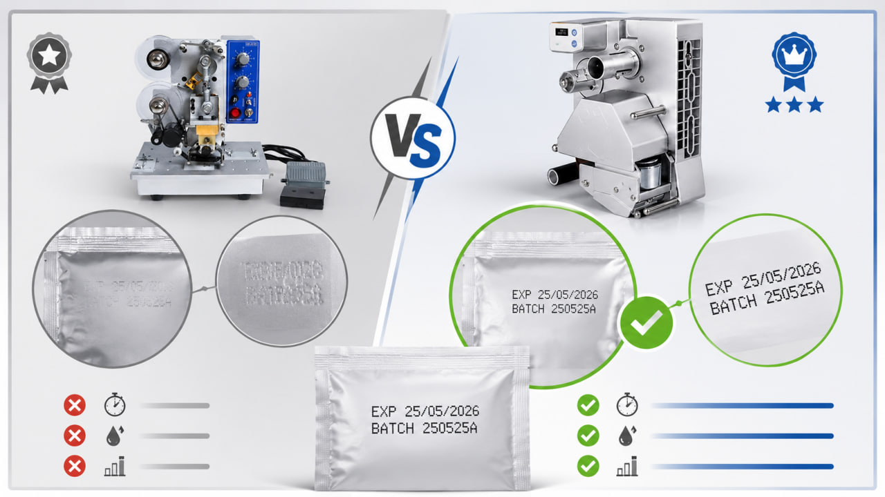 Hot Stamp vs Printer TTO