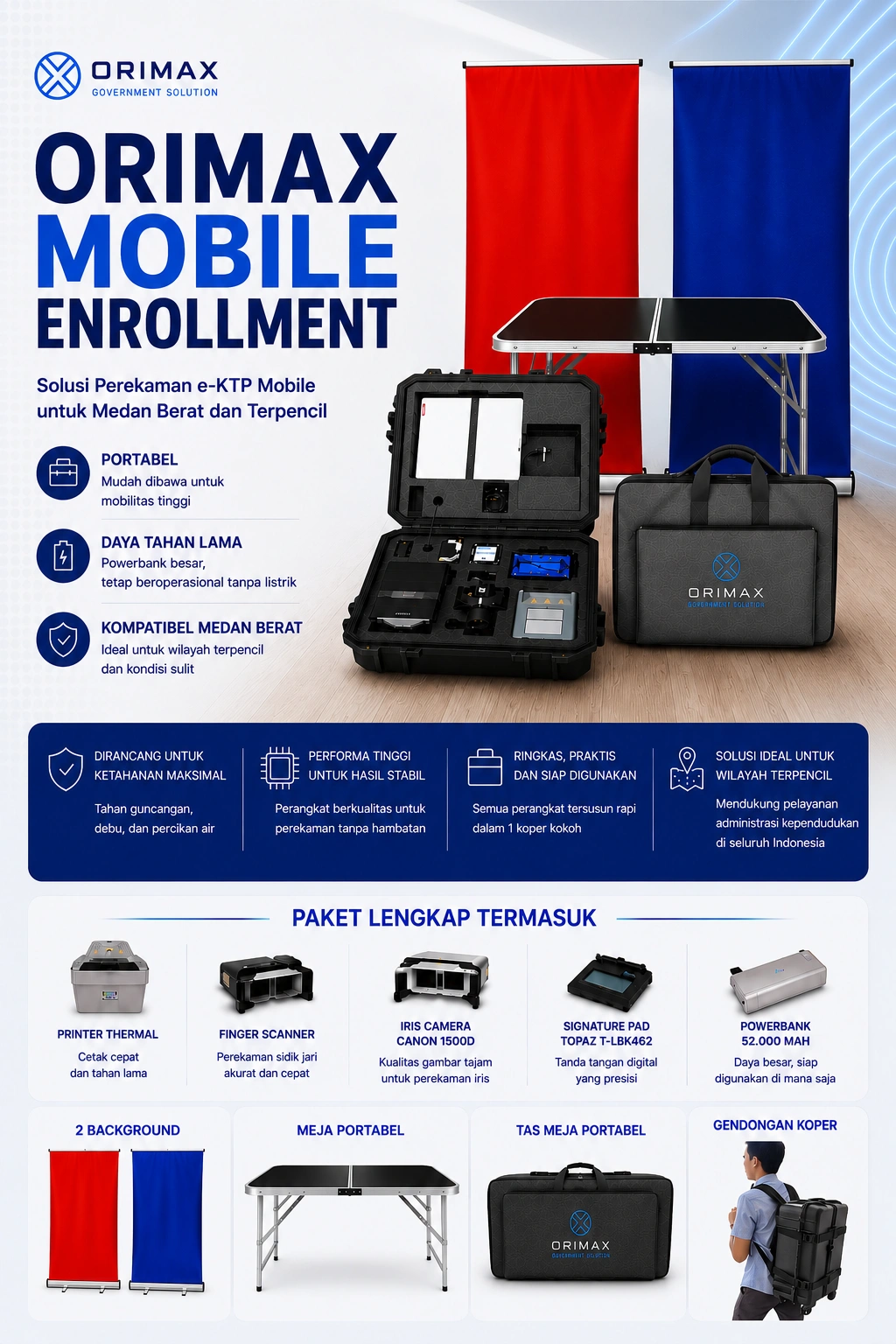 ORIMAX Mobile Enrollment Solutions