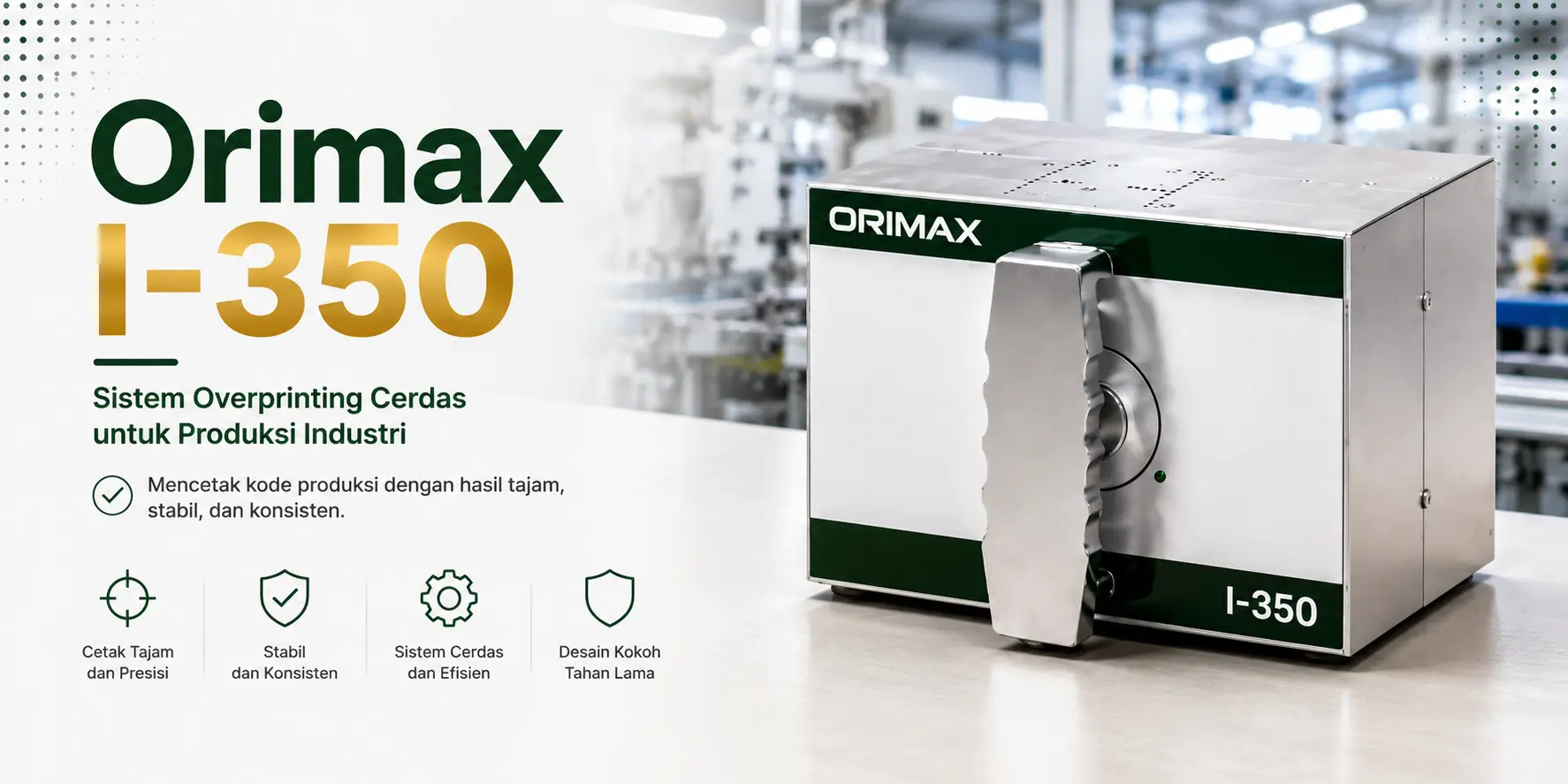 Orimax I-350 TTO Printer Industrial
