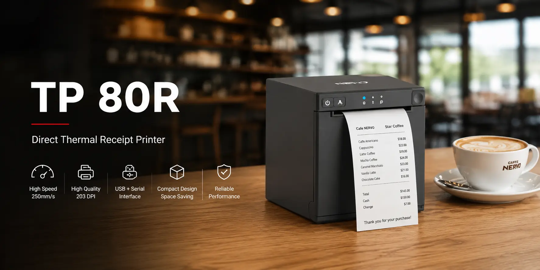 HPRT TP80R Receipt Printer